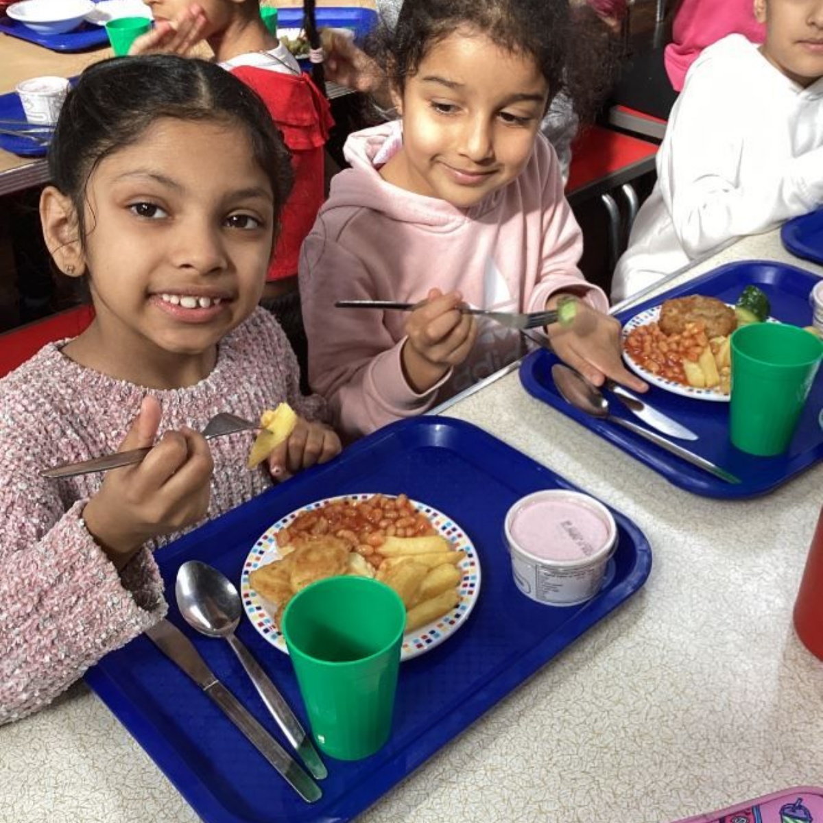 Lovely lunches! Rushey Mead Primary School